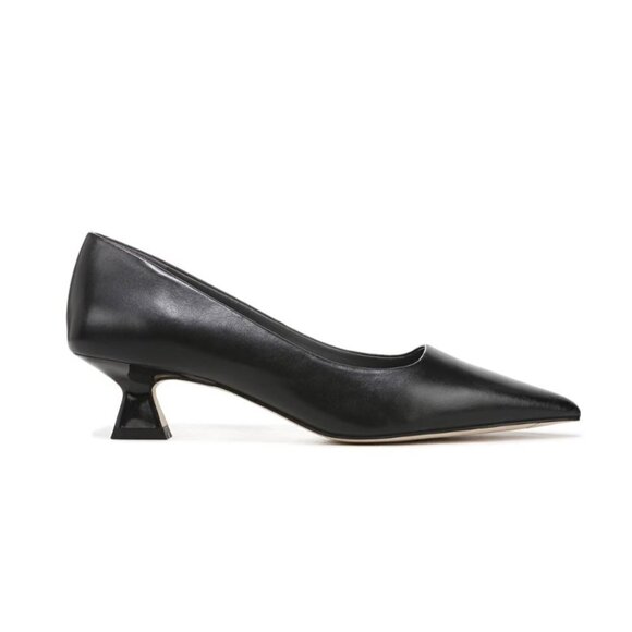 Franco Sarto Diva Leather Kitten Heel Pumps - Picture 12 of 13